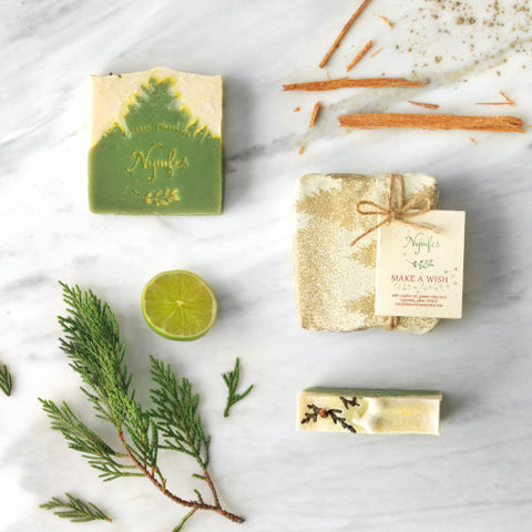 Make A Wish Soap - almond & castor oils / Σαπούνι - έλαια αμυγδάλου και καστορέλαιου 100gr