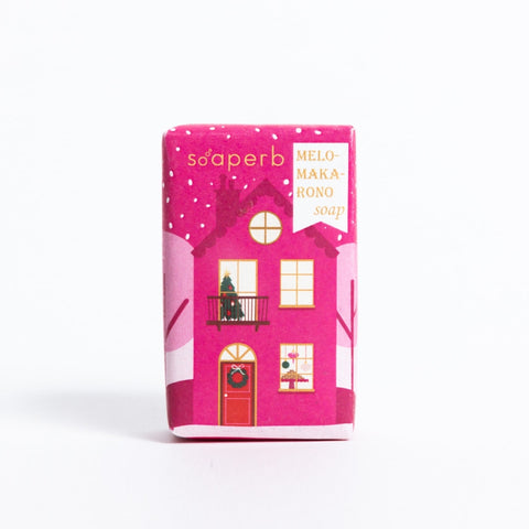 Soaperb – Σαπούνι Μελομακάρονο - Ροζ 50g
