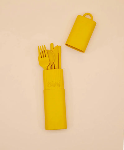 BINI Cutlery KIT - SUNFLOWER -  ΣΕΤ μαχαιροπήρουνων BINI - Ηλιοτρόπιο