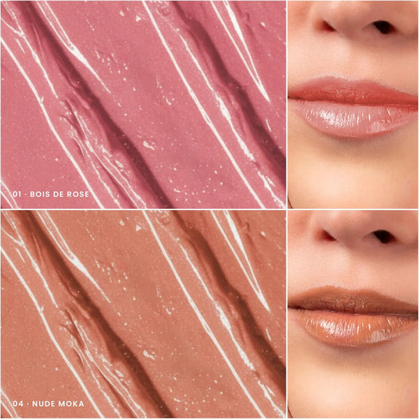 Organic Glossy Lipstick / Βιολογικό γυαλιστερό κραγιόν - Rosewood Shade