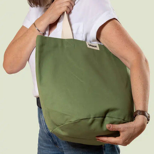 Handbag Venga from Organic Cotton - Τσάντα με χερούλια από οργανικό βαμβάκι