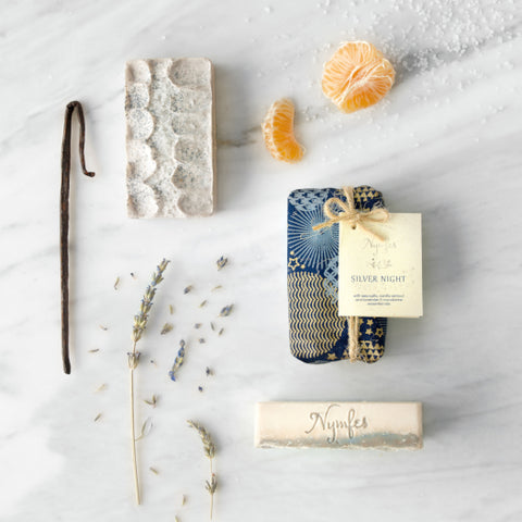 Silver Night Salt Soap with soft creamy foam / Σαπούνι με απαλό κρεμώδη αφρό 100gr