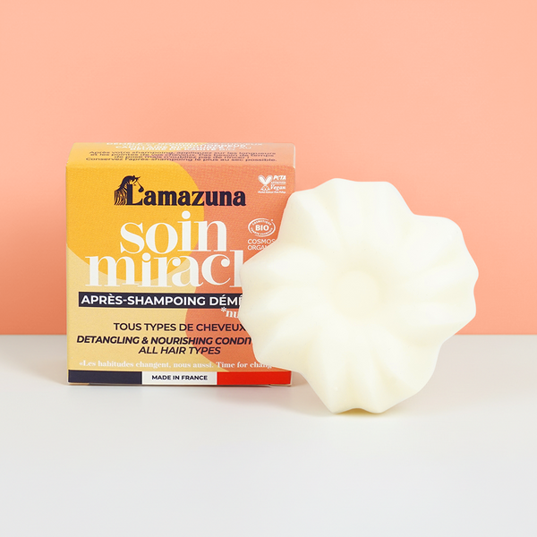 Solid Conditioner - Detangling & nourishing care - scent of citrus fruits and basil - Μαλακτικό μαλλιων