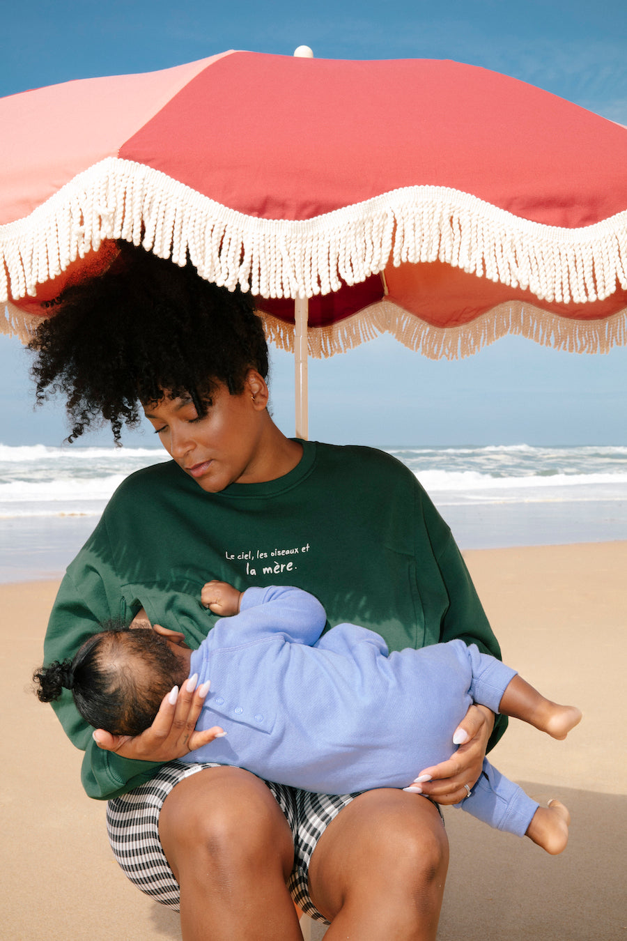 La mère SWEATSHIRT - Breastfeeding - Nursing sweatshirt / Φούτερ θηλασμού