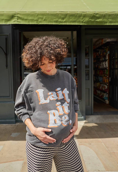 Lait it be Vintage SWEATSHIRT - Breastfeeding - Nursing sweatshirt / Φούτερ θηλασμού