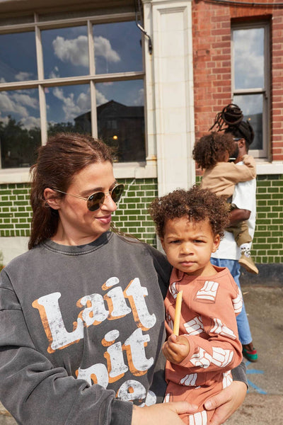 Lait it be Vintage SWEATSHIRT - Breastfeeding - Nursing sweatshirt / Φούτερ θηλασμού