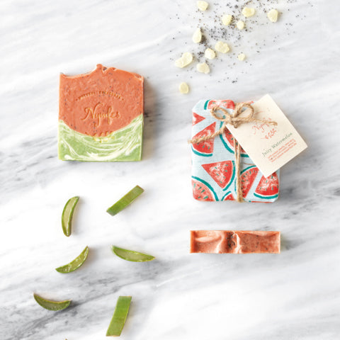 Juicy Watermelon Mild exfoliating soap / Σαπούνι απολέπισης 100gr
