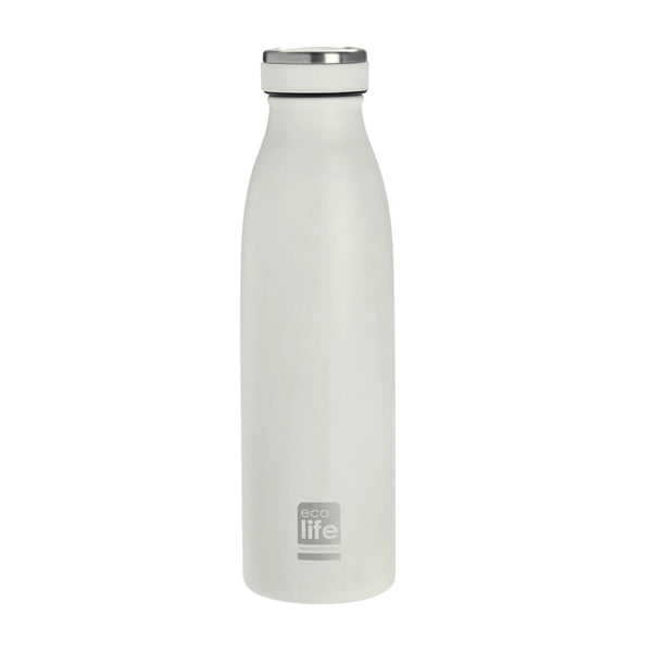 Slim White Thermos 500ml / Λεπτό λευκό θερμός 500ml
