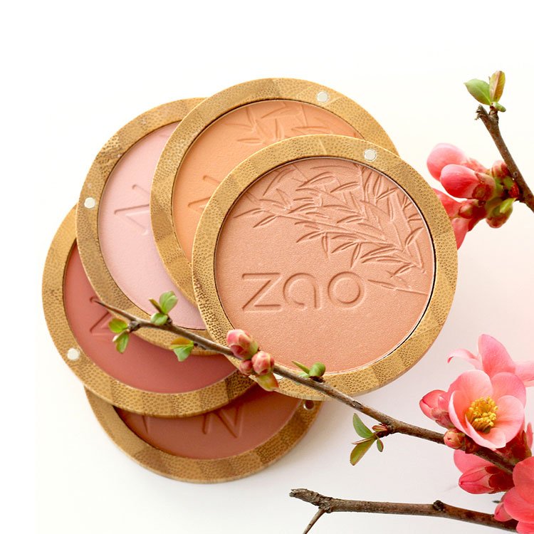 Zao Organic Compact Blush - Refillable / Βιολογικό Ρουζ - Επαναγεμιζόμενο