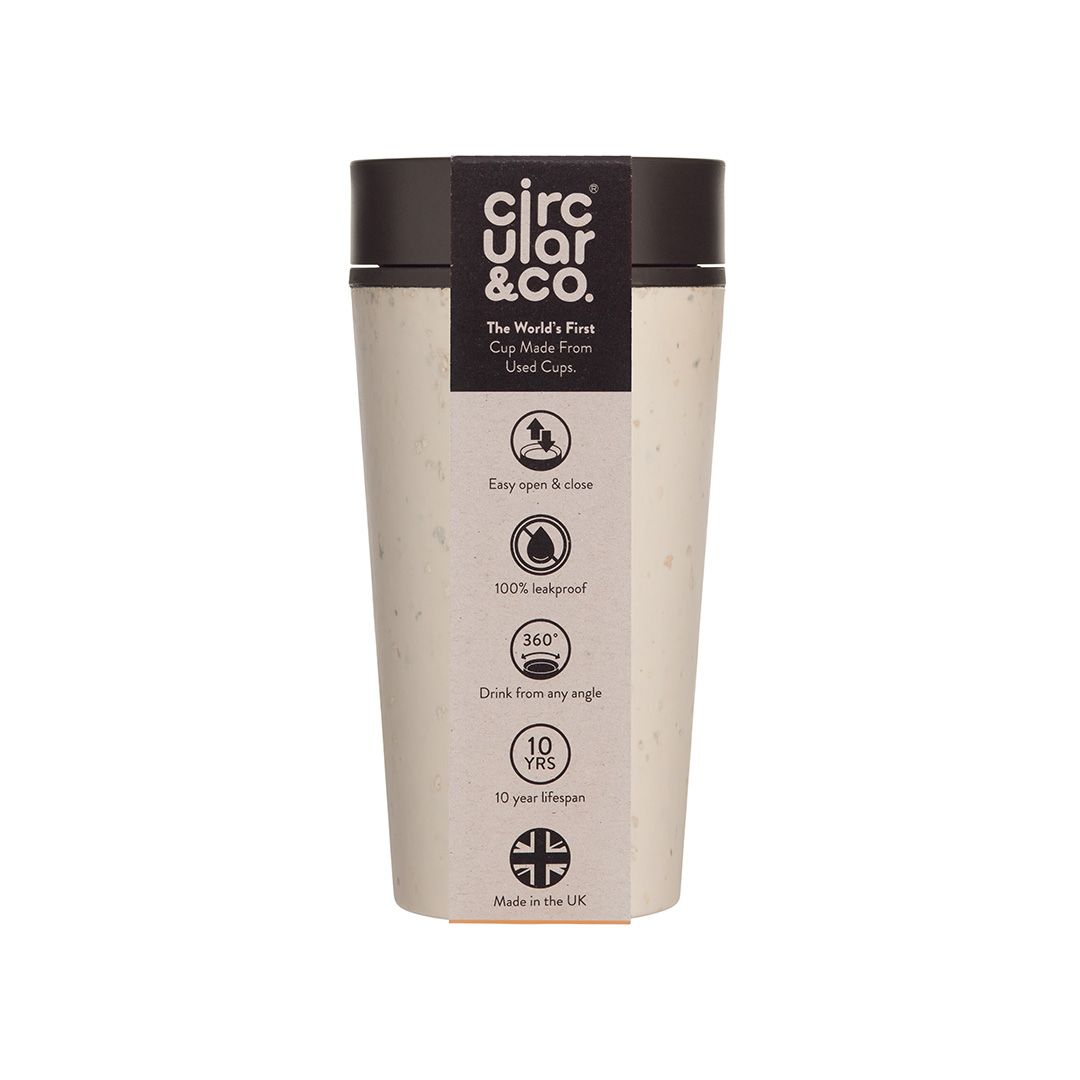 Circular Cup for coffee  - Κούπα καφές - leakproof - 12oz/350ml