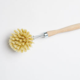 Refillable fiber dish brush -  επαναφορτιζόμενη Βούρτσα πιάτων και δοχείων