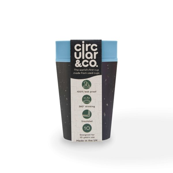 Circular Cup for coffee  - Κούπα καφές - leakproof - 8oz/240ml