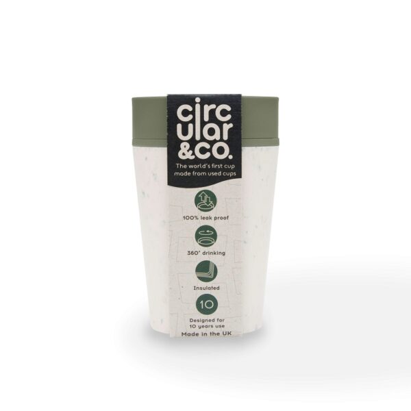 Circular Cup for coffee  - Κούπα καφές - leakproof - 8oz/240ml