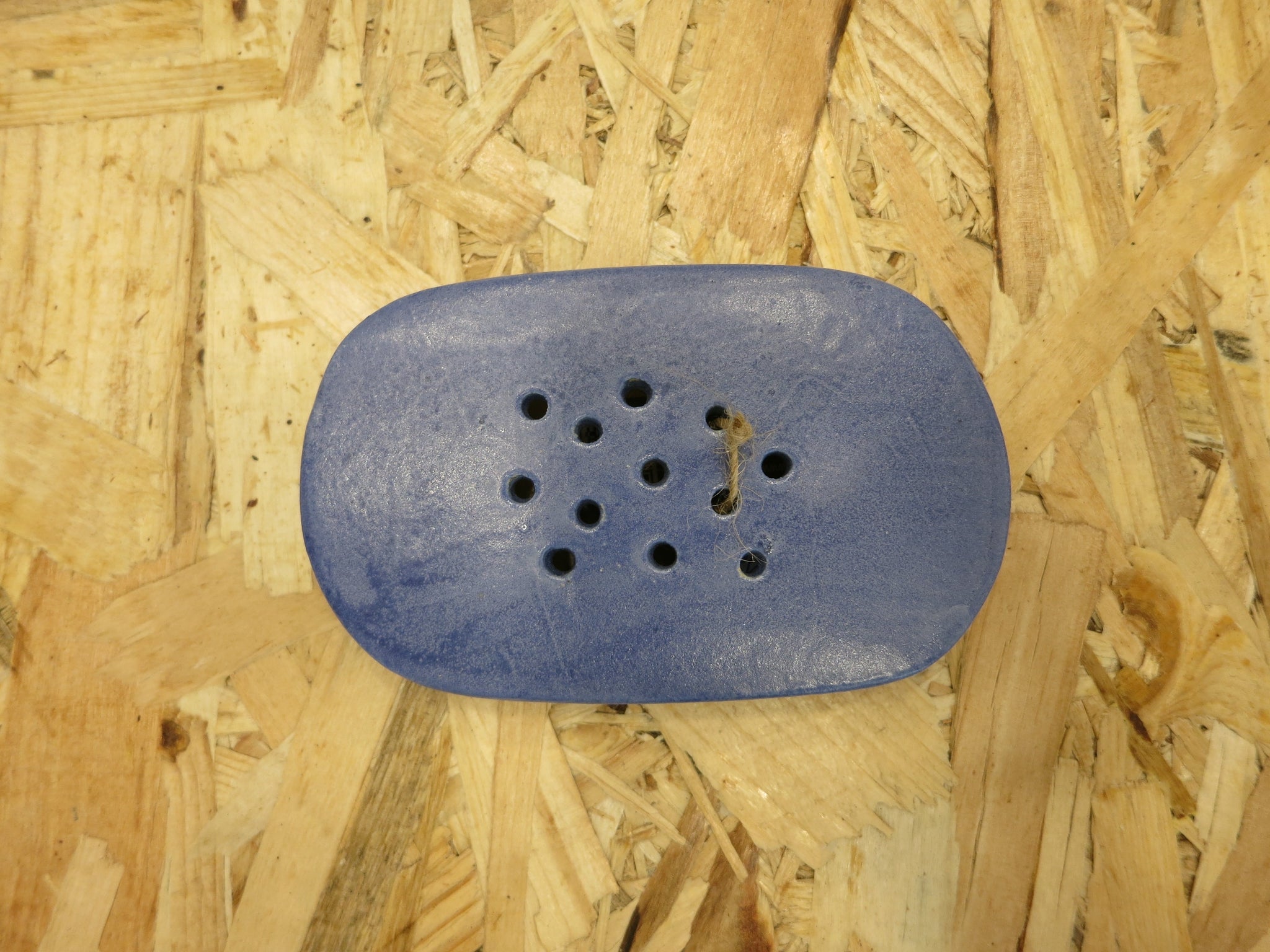 Soap Holder in Ceramic / Σαπουνοθήκη κεραμικη - flat blue