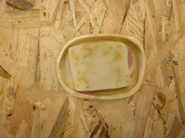 Soap Holder in Ceramic / Σαπουνοθήκη κεραμικη - bicolor hollow