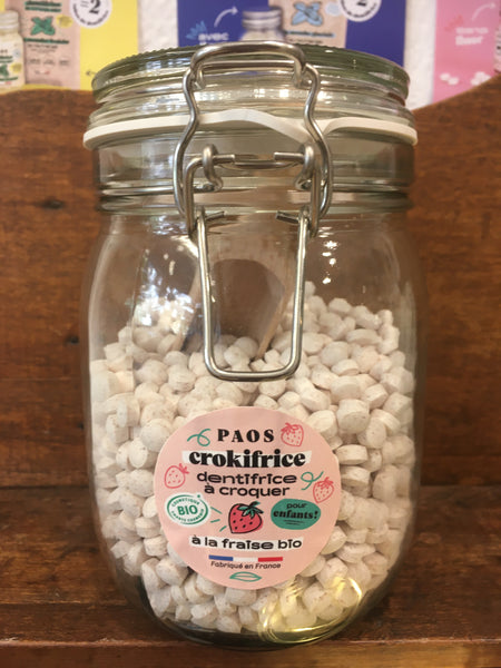 Toothtabs in bulk - Organic / Οδοντόταμπλετες χύμα - Fresh Mint - Icy Mint - Strawberry