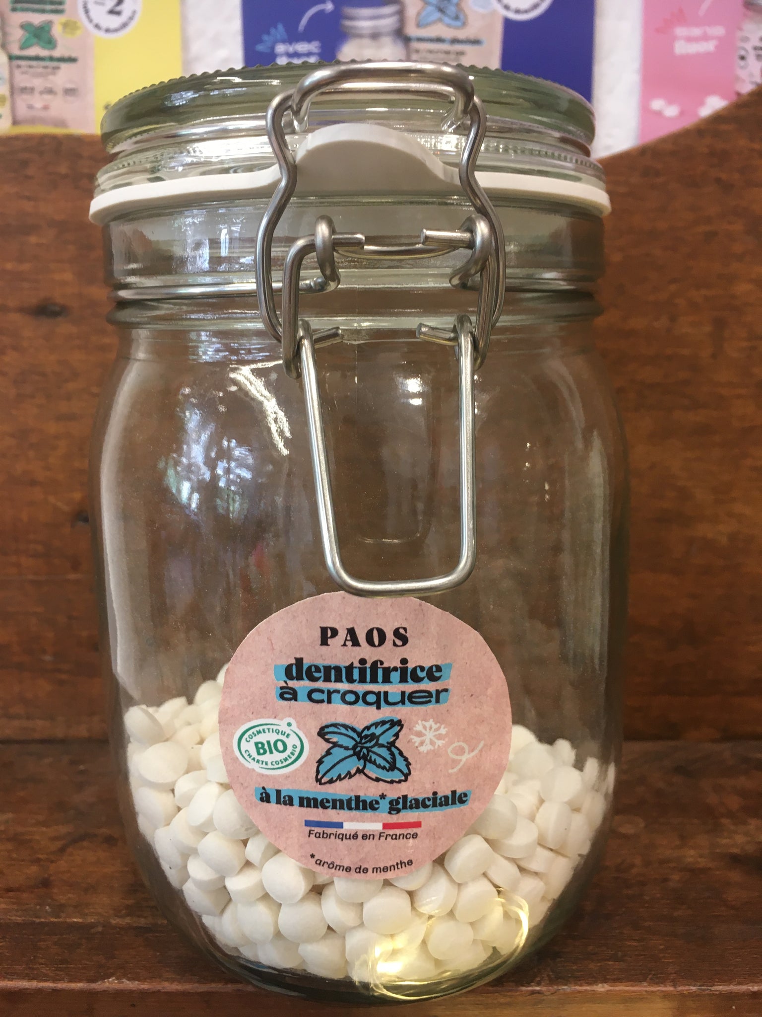 Toothtabs in bulk - Organic / Οδοντόταμπλετες χύμα - Fresh Mint - Icy Mint - Strawberry