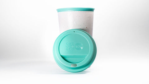 Circular NOW Cup green - φλιτζάνι για καφέ από ανακυκλωμένα χάρτινα ποτήρια - 350ml