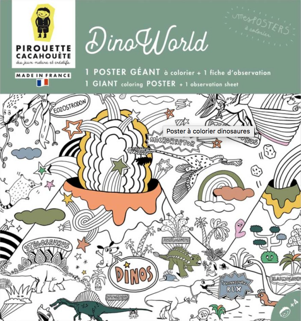 Giant Dinosaurs Colouring Poster  - Γιγαντοαφίσα χρωματισμού δεινοσαύρων