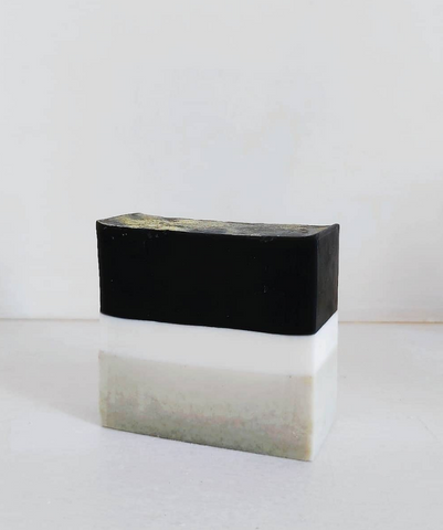Face Soap with activated charcoal - Σαπούνι προσώπου με ενεργό άνθρακα - 100gr