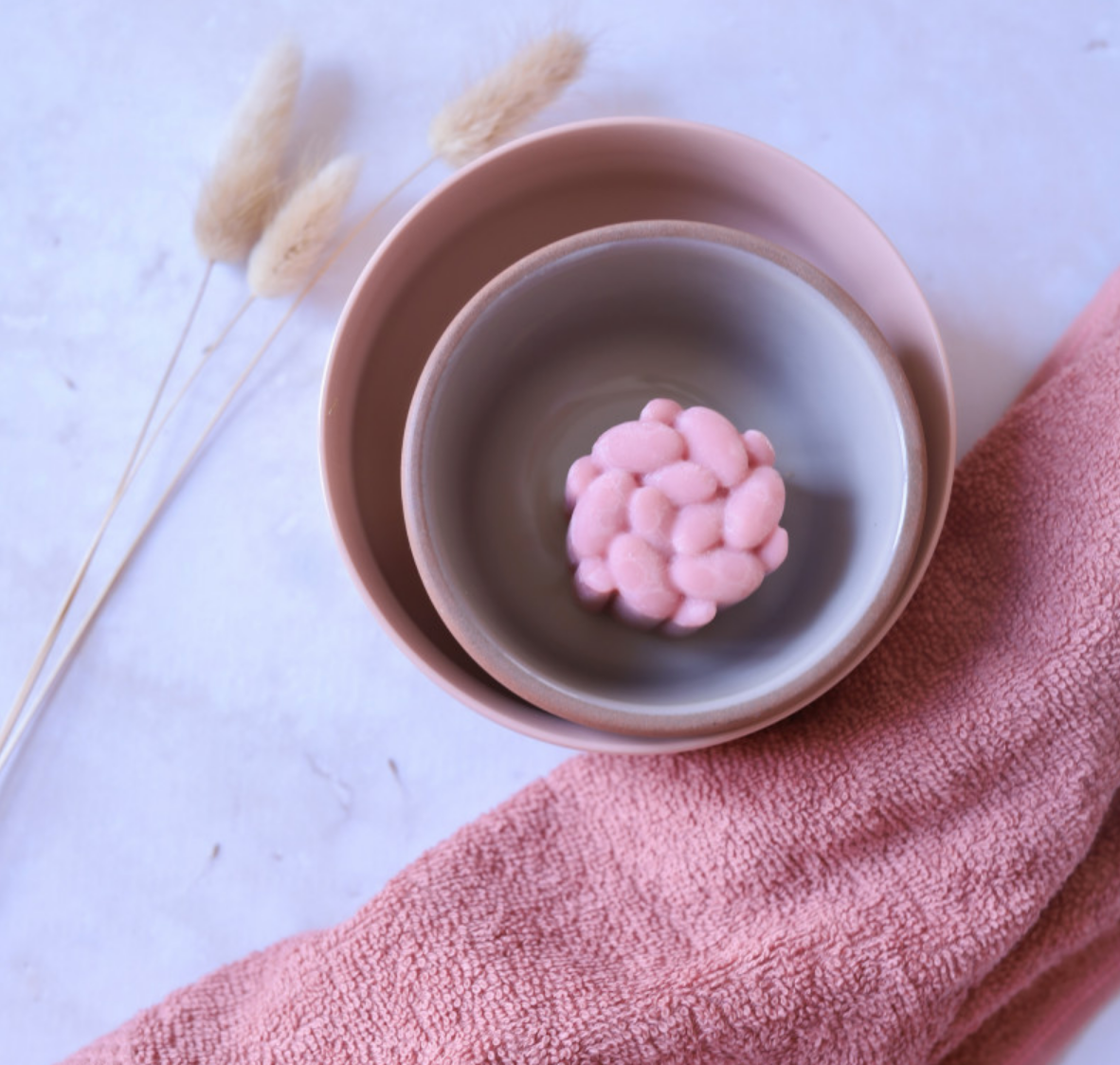 Solid organic Cocoa Butter - Pink - Στερεό Βιολογικό Βούτυρο Κακάο  - Ροζ