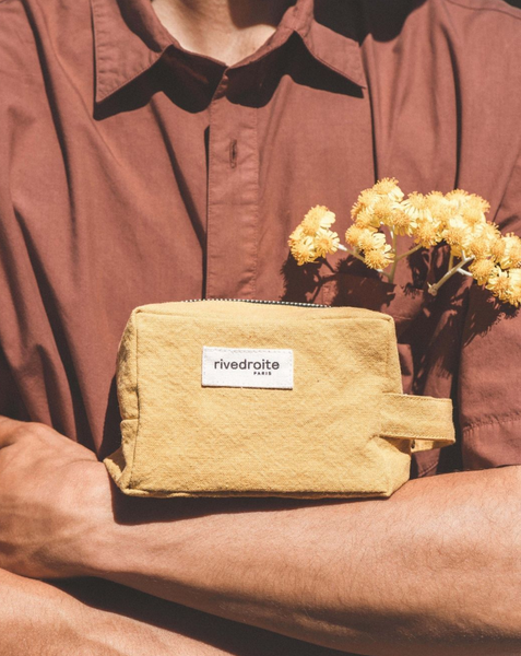 Tournelles - The Small Pouch / Recycled Cotton - Νεσεσέρ/θήκη μακιγιάζ - Iconic Yellow