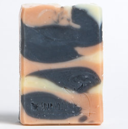 Soap with Activated Charcoal & Tea Tree  - Φυσικό σαπούνι με Ενεργό Άνθρακα & Τεϊόδεντρο