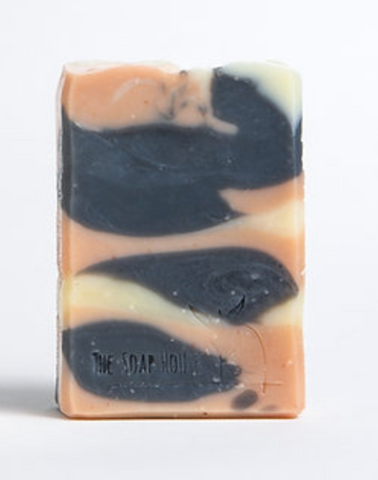 Soap with Activated Charcoal & Tea Tree  - Φυσικό σαπούνι με Ενεργό Άνθρακα & Τεϊόδεντρο - 100 gr