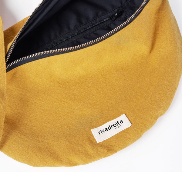Custine XL THE WAIST BAG / Τσάντα Μπανάνα - Recycled cotton Mustard Yellow