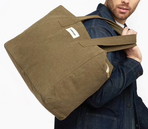 Celestins - The 24-hour Bag / Recycled Cotton - 24ωρη τσάντα απο ανακυκλωμένο βαμβάκι- Kaki