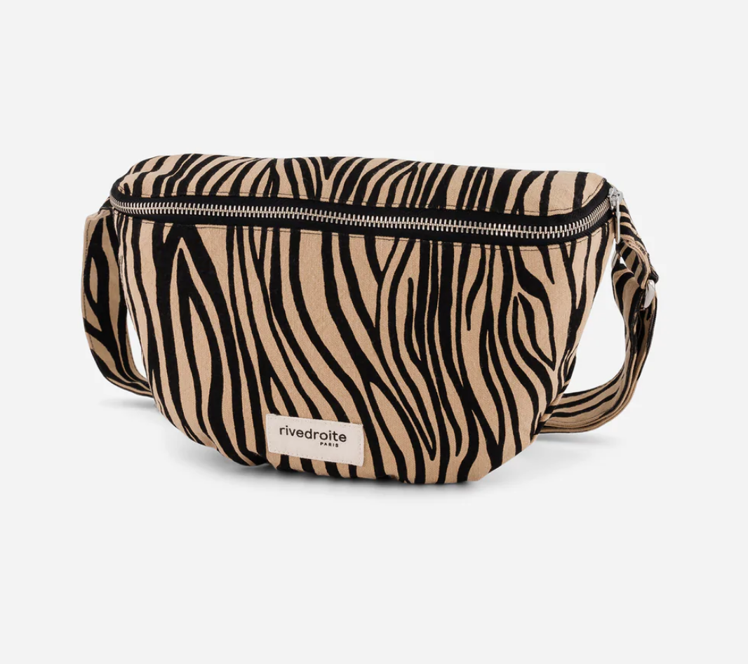 Custine THE WAIST BAG / Τζαντα Μπανανα - Recycled cotton Zebra