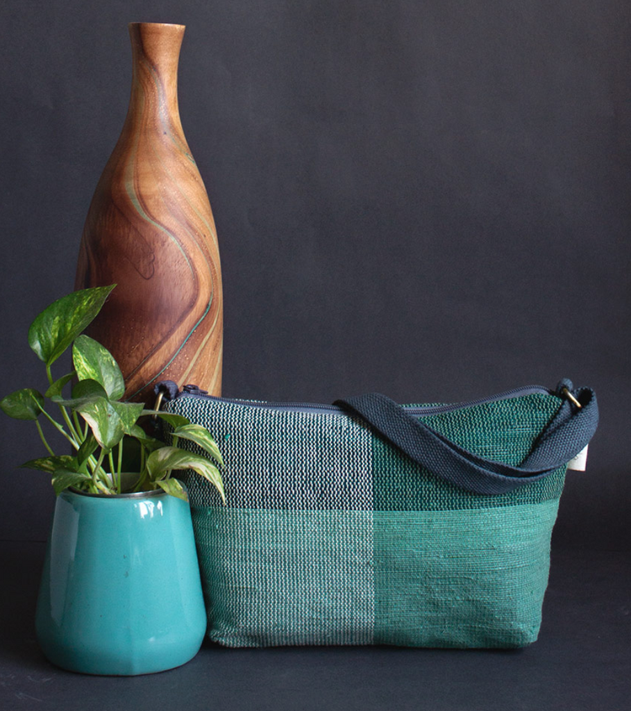 Crossbody Bag Mori Upcycled plastic bags Organic cotton