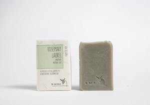 Natural soap for oily hair with Laurel Oil & Rosemary - Φυσικό σαπούνι για λιπαρά μαλλιά με Δαφνέλαιο & Δενδρολίβανο - 110 gr