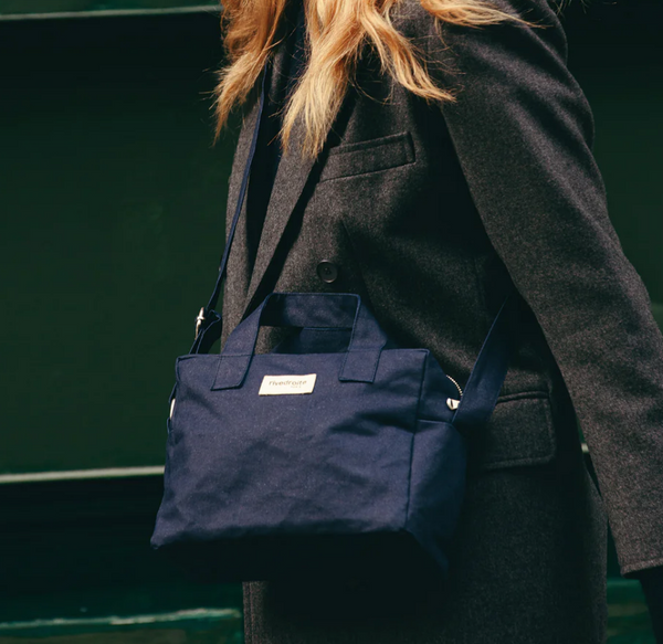 MINI-SAUVAL The City Bag / Recycled Cotton - Blue Moon