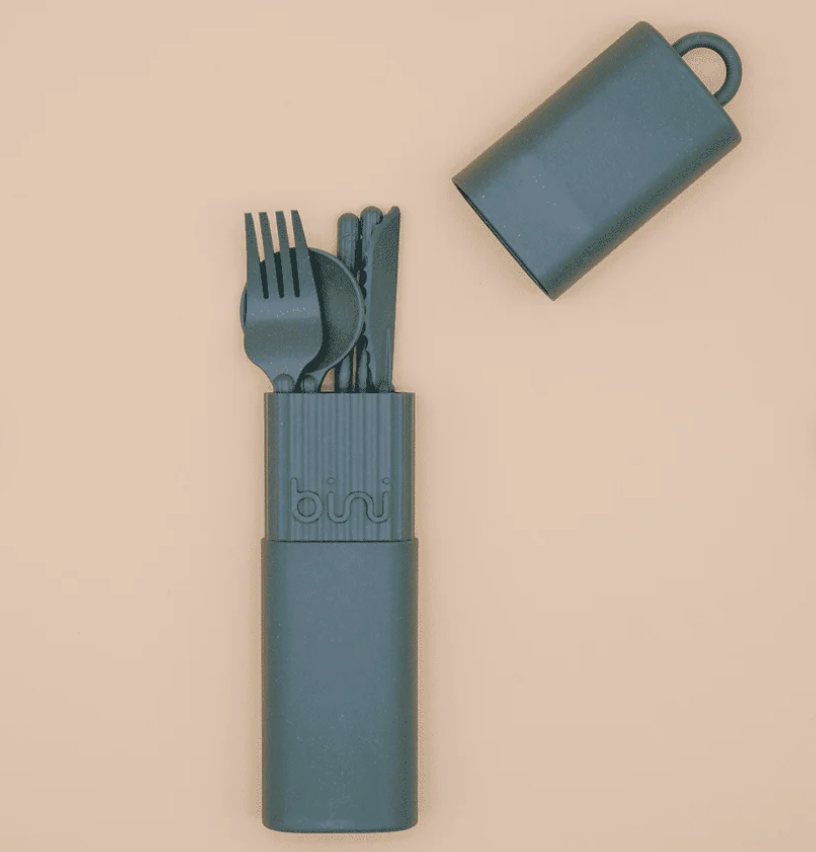 BINI Cutlery KIT - GREEN -  ΣΕΤ μαχαιροπήρουνων BINI - ΠΡΑΣΙΝΟ