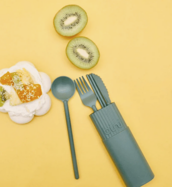BINI Cutlery KIT - GREEN -  ΣΕΤ μαχαιροπήρουνων BINI - ΠΡΑΣΙΝΟ