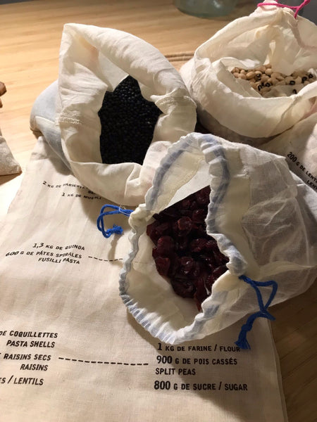 Organic Cotton Bulk Bags - Σακούλες από οργανικό βαμβάκι