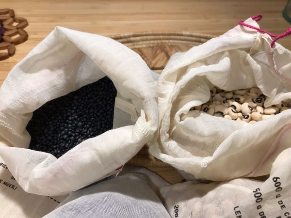 Organic Cotton Bulk Bags - Σακούλες από οργανικό βαμβάκι