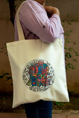 Tote Bag by Cristina Koutsolioutsou  for Swaplanet -  Τσάντα από της Κριστίνας Κουτσολιούτσου για το Swaplanet