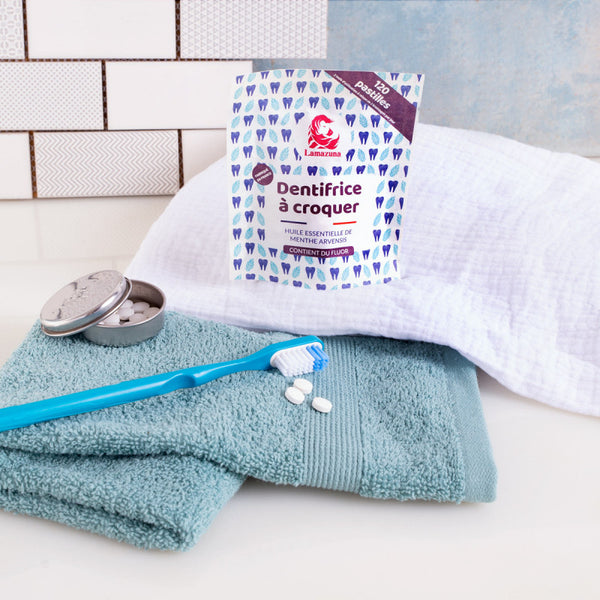 Toothpaste tabs - Wild mint / ταμπλέτες οδοντόκρεμας - Άγρια μέντα