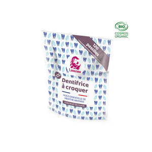 Toothpaste tabs - Wild mint / ταμπλέτες οδοντόκρεμας - Άγρια μέντα