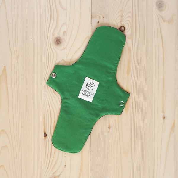 Reusable Period Pad made of organic cotton / Geranium Falls - Yφασμάτινη σερβιέτα περιόδου από βιολογικό βαμβάκι / Geranium Falls