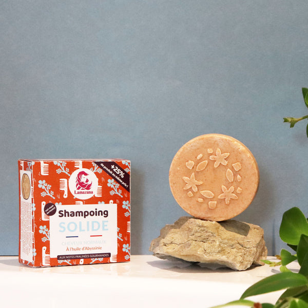 Solid shampoo for normal hair – with Abyssinian oil-  Στερεό σαμπουάν με έλαιο Αβησσυνίας για κανονικά μαλλιά