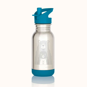 LOOPY, the stainless steel bottle for intrepid kids - Bear / ΤΟ ΑΝΟΞΕΙΔΩΤΟ ΜΠΟΥΚΑΛΙ ΓΙΑ ΑΔΟΜΗΤΑ ΠΑΙΔΙΑ - αρκούδα- 400ML