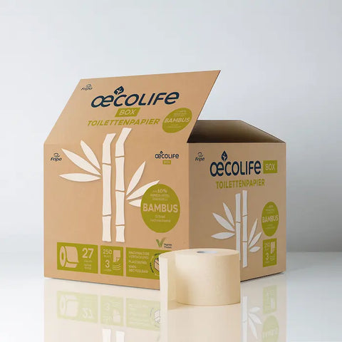 Box of 27 Toilet Paper - BAMBOO / κουτί των 27 Χαρτί υγείας - ΜΠΑΜΠΟΥ