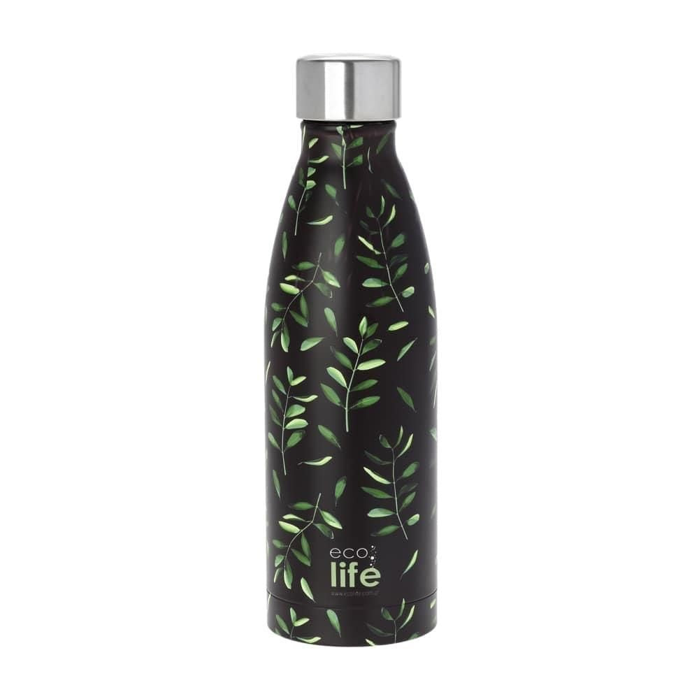 Ecolife - Thermos Bottle Stainless steel - Ανοξείδωτο θερμός 500ml - Olive