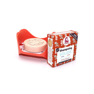 Kit with 1 soap holder & 1 solid shampoo for Normal Hair – with Abyssinian oil-  Σετ με Incredible organizer και Στερεό σαμπουάν με έλαιο Αβησσυνίας για κανονικά μαλλιά