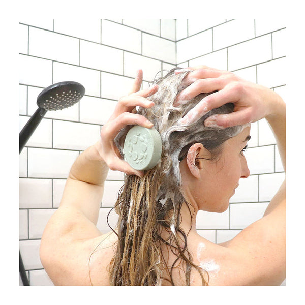 Solid shampoo for oily hair – with Spirulina and green clay -  Στερεό σαμπουάν για λιπαρά μαλλιά – με Σπιρουλίνα και πράσινο άργιλο