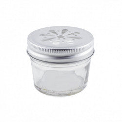 Lamazuna perforated Storage Glass Jar for solid cosmetic /  διάτρητο Γυάλινο βάζο αποθήκευσης για στερεά καλλυντικά