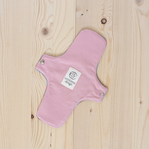 Reusable Period Pad made of organic cotton / Water Lilies - Yφασμάτινη σερβιέτα περιόδου από βιολογικό βαμβάκι / Water Lilies